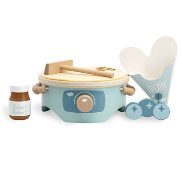Holz Crepe Maker blau Holzspielzeug Label Label