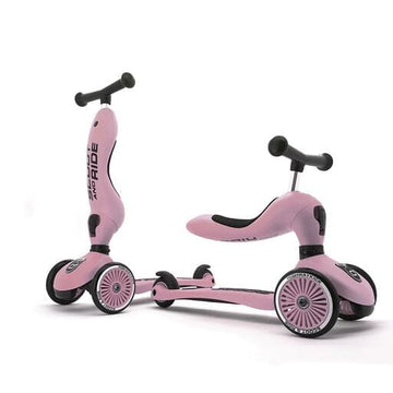 Scoot and Ride Highway Kick 1 Roller Rosa (Rose)