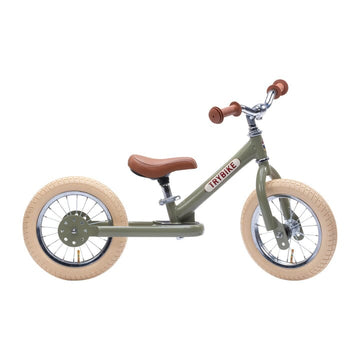 Trybike Laufrad Vintage Grün