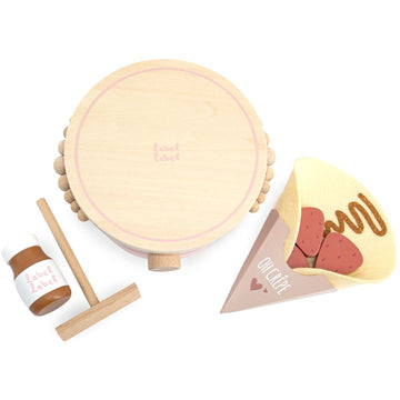 Label Label Holz Crepe Maker rosa