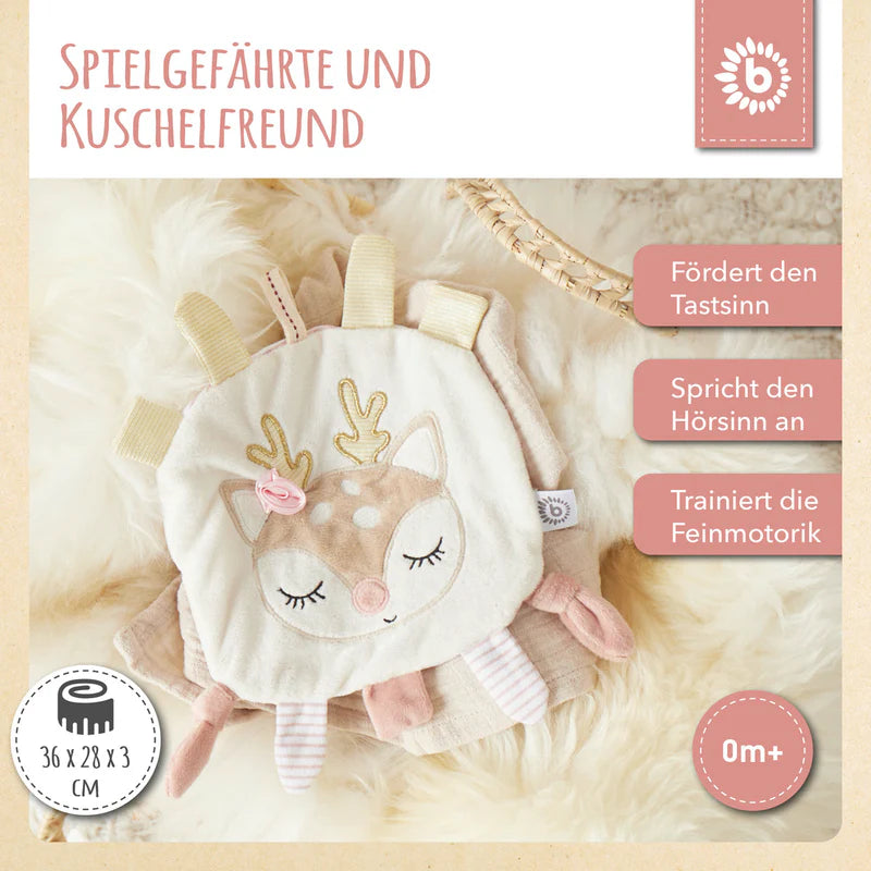 Knistertuch Reh Ella Schmusetücher Bieco 