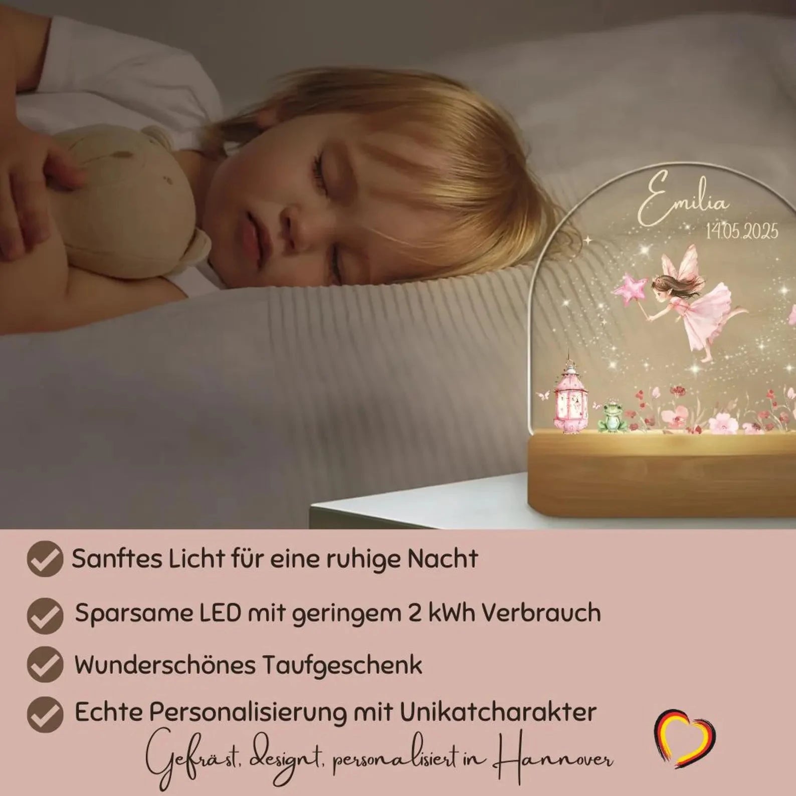 Nachtlicht Fee Sternenschweif minipishop 