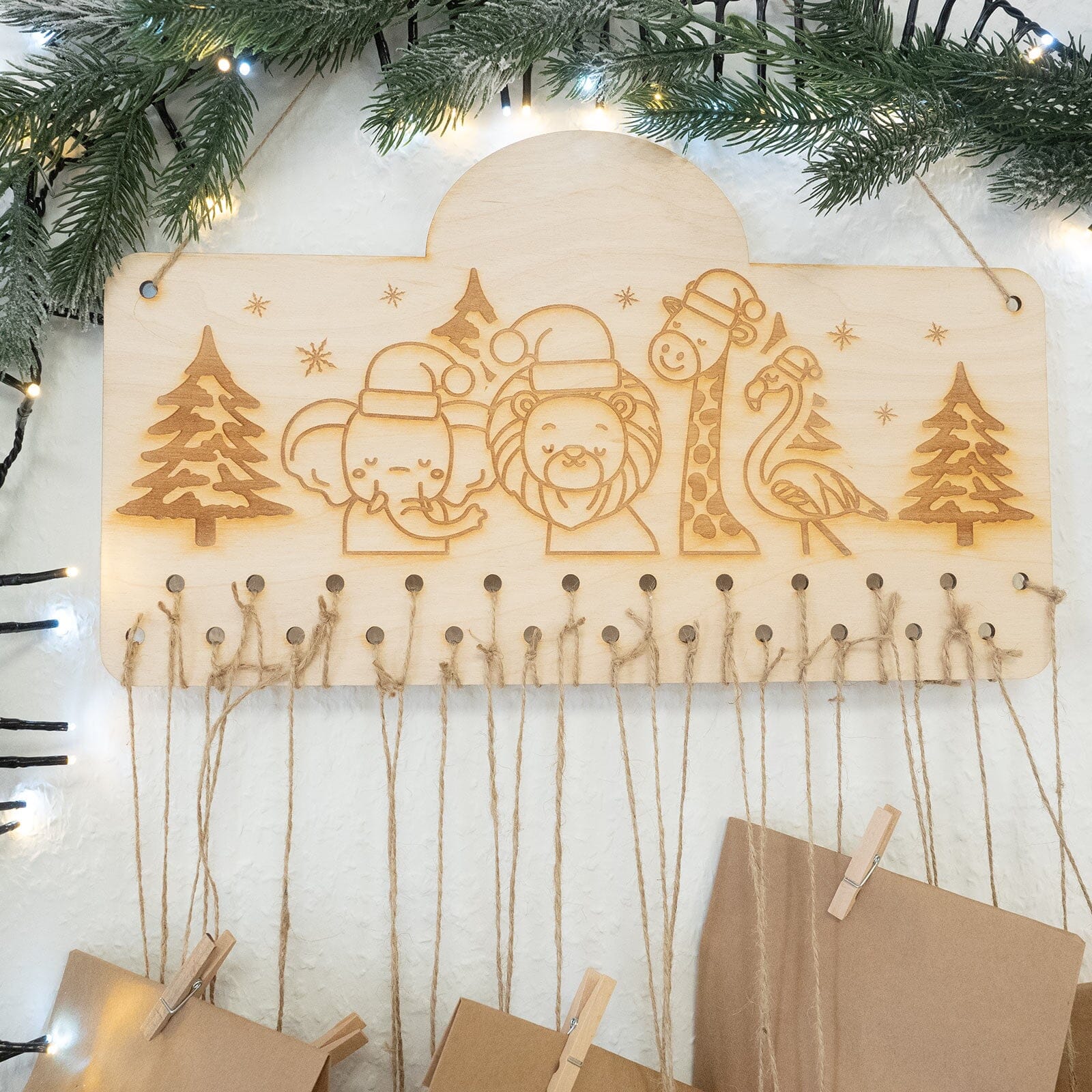 Personalisierter Adventskalender zum Befüllen Motiv Arche Tiere Adventskalender minipishop 