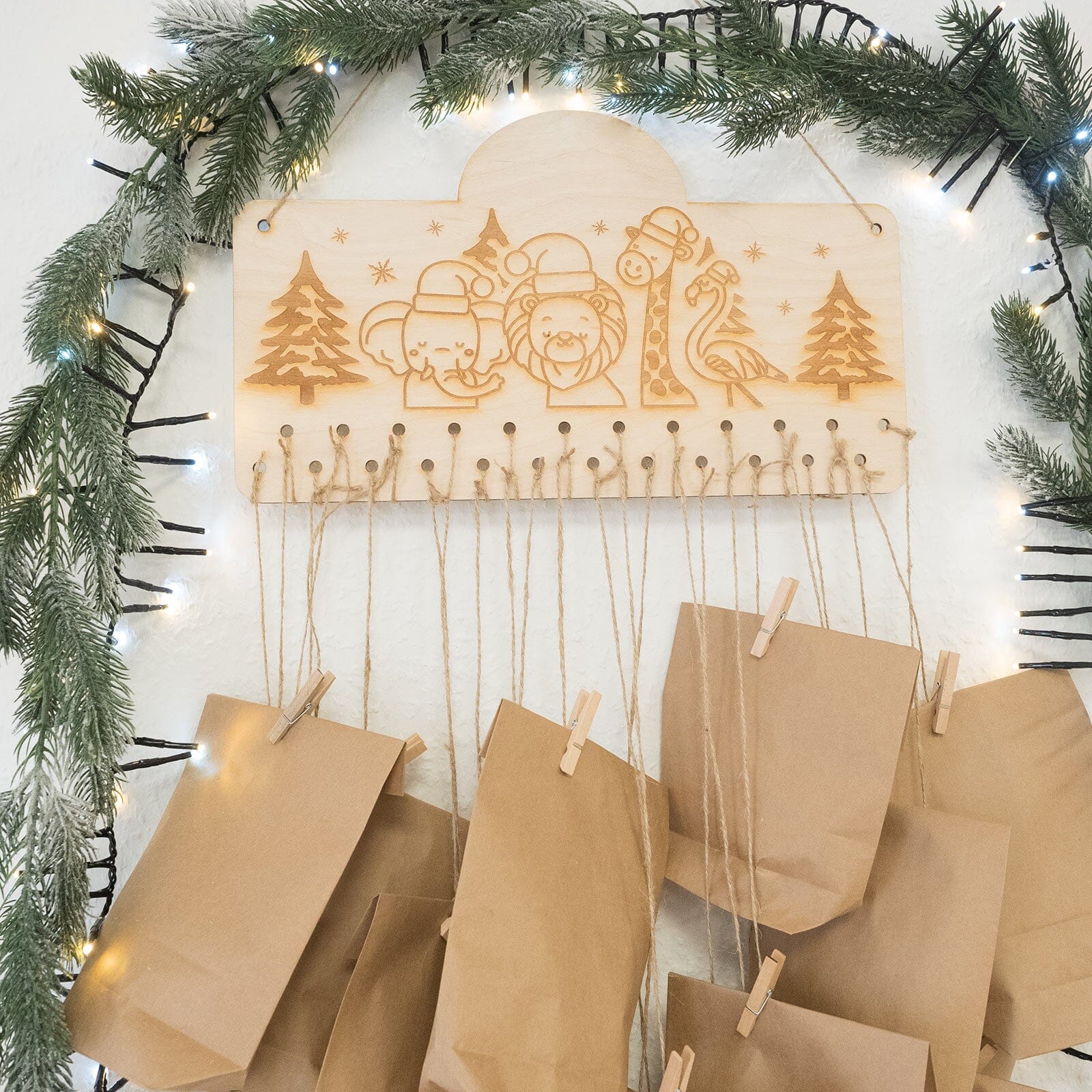 Personalisierter Adventskalender zum Befüllen Motiv Arche Tiere Adventskalender minipishop 