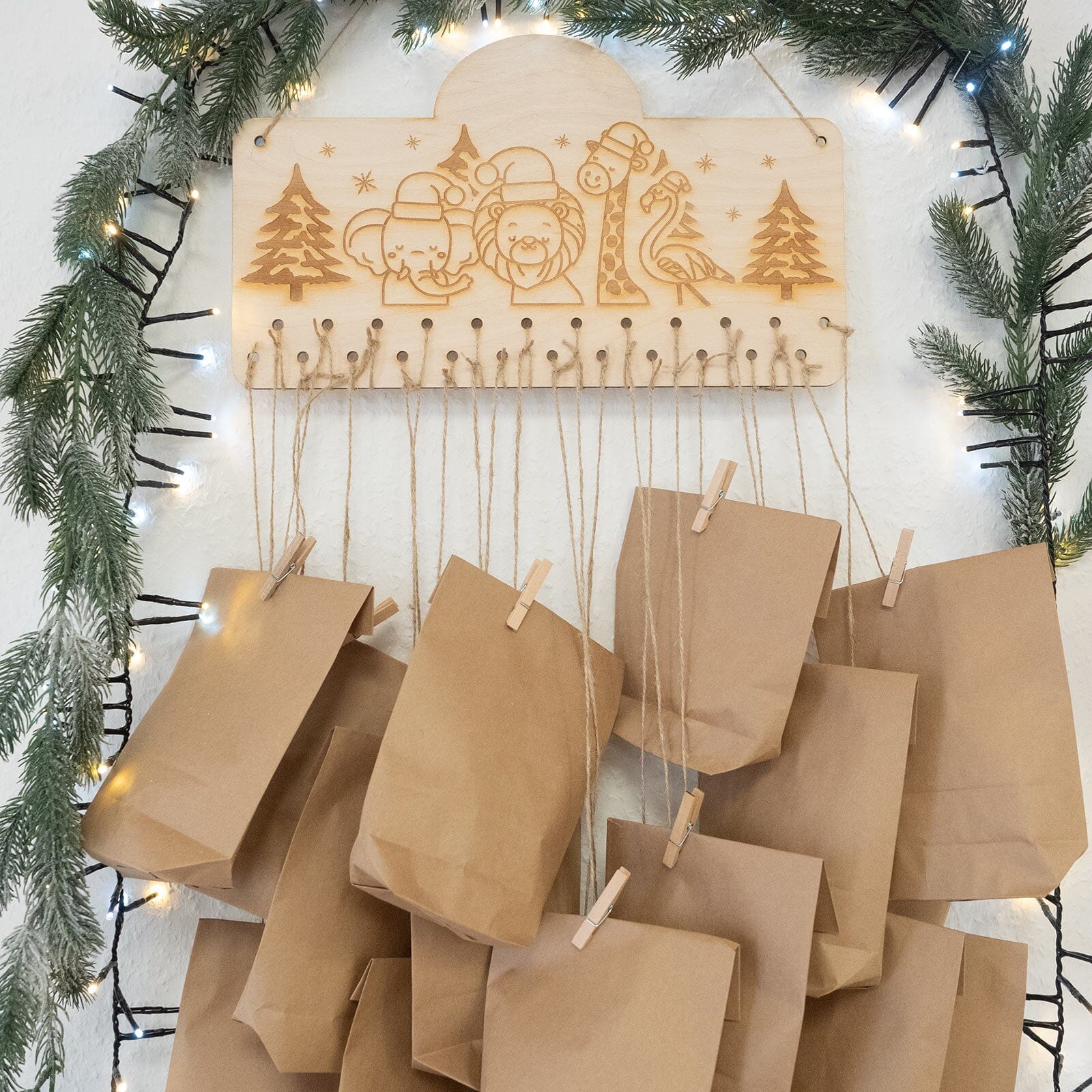 Personalisierter Adventskalender zum Befüllen Motiv Arche Tiere Adventskalender minipishop 