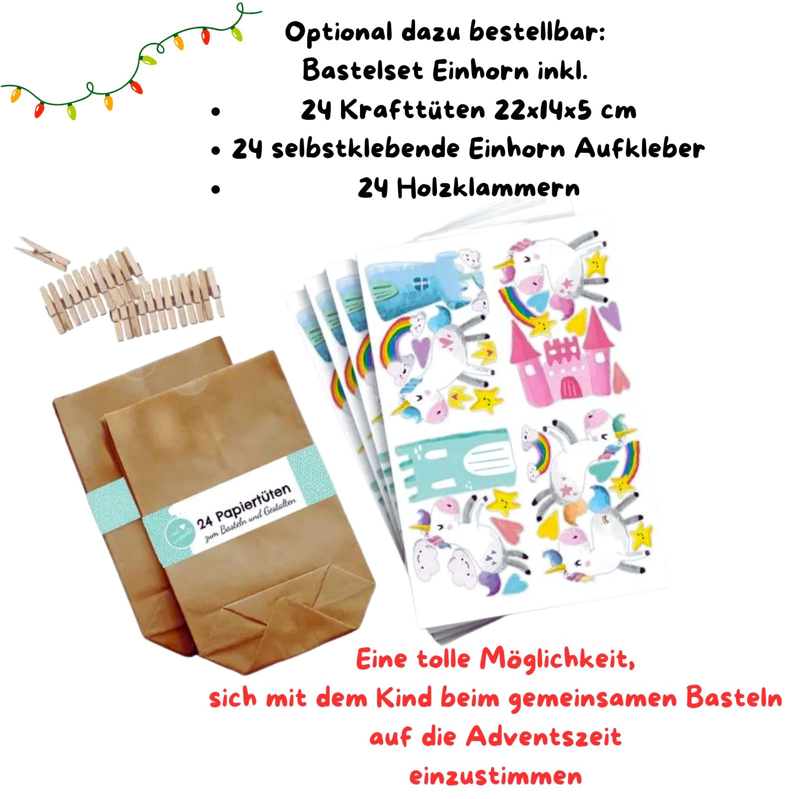 Personalisierter Adventskalender zum Befüllen Motiv Arche Tiere Adventskalender minipishop 