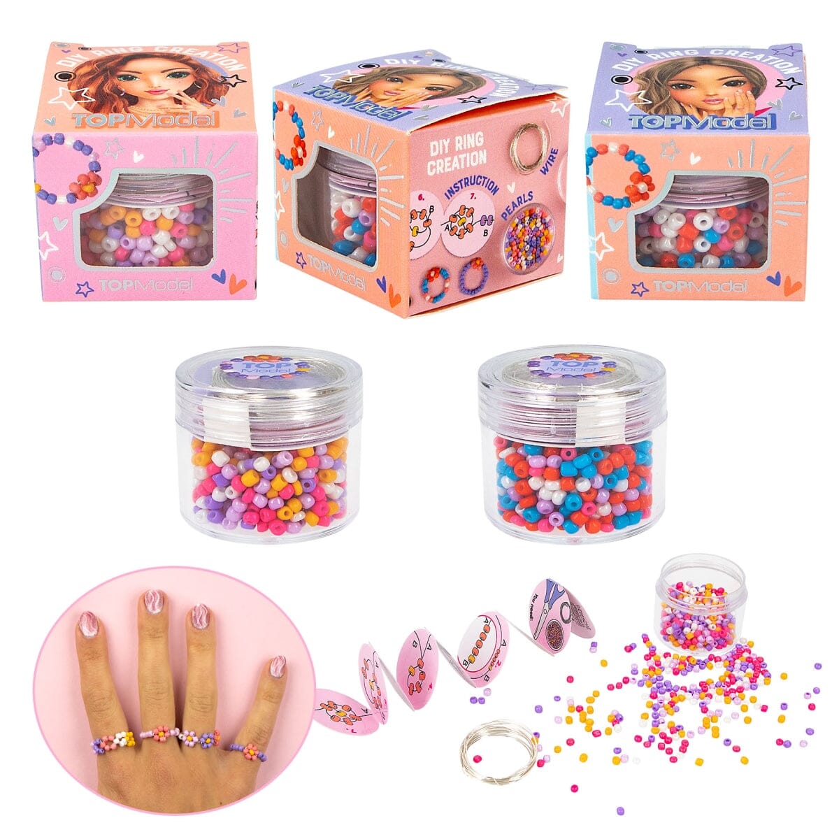 Top Model DIY Ring Set Creation DIY SET Top Model by Depesche 