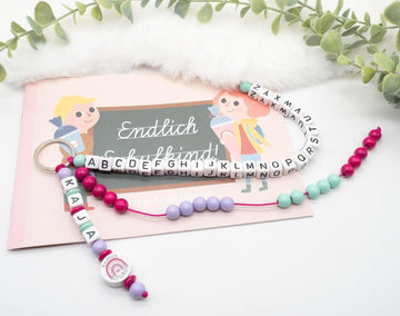 ABC Rechenkette Regenbogen Endlich Schulkind