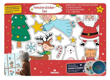 Fenstersticker nachtleuchtend Weihnachten