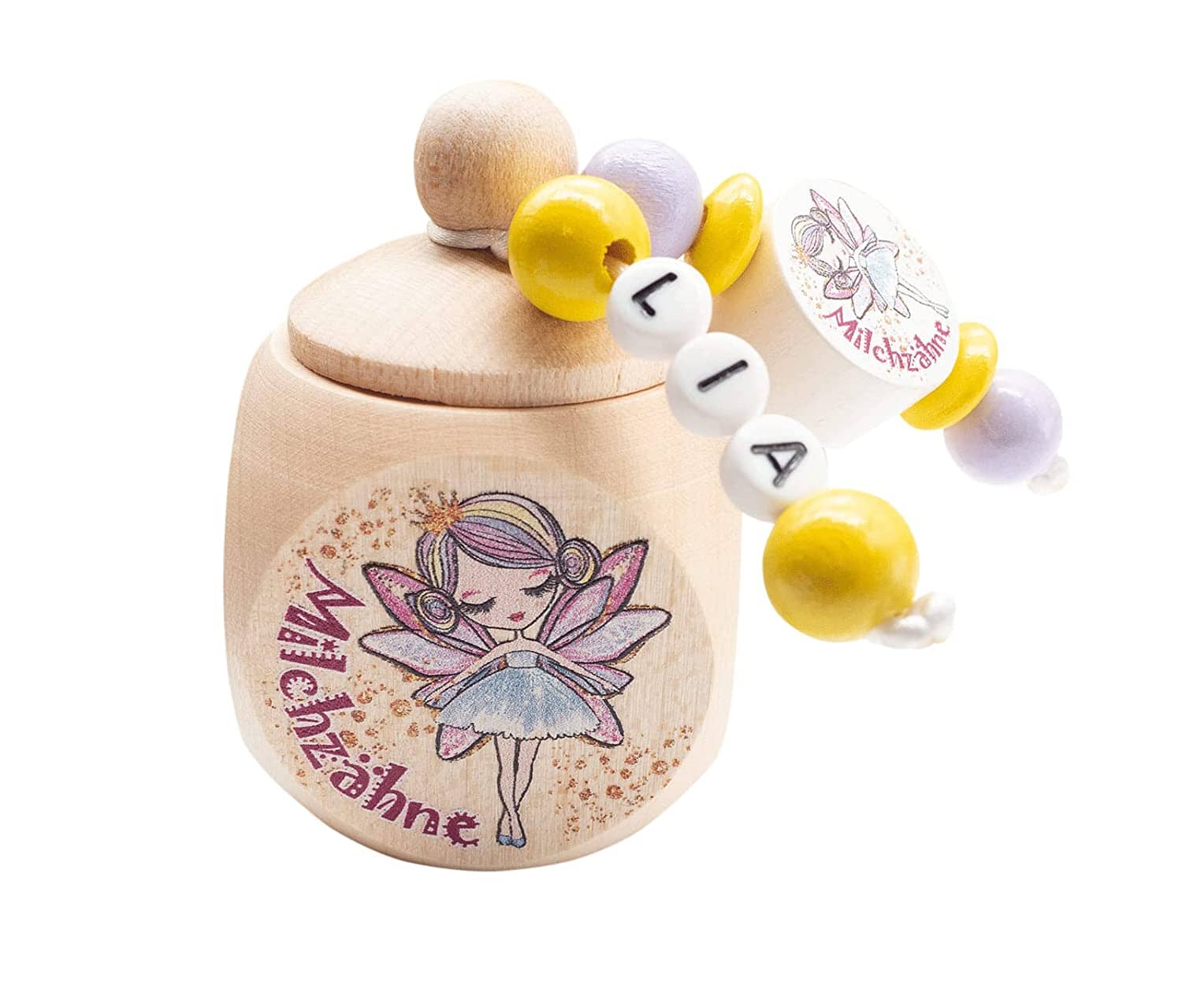Milchzahndose mit Namen Maedchen Zahnfee Prinzessin Milchzahndose minipishop 