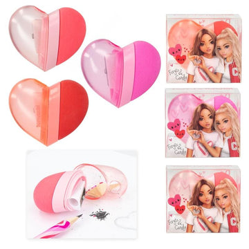 Top Model 2in1 Radierer Herz und Anspitzer