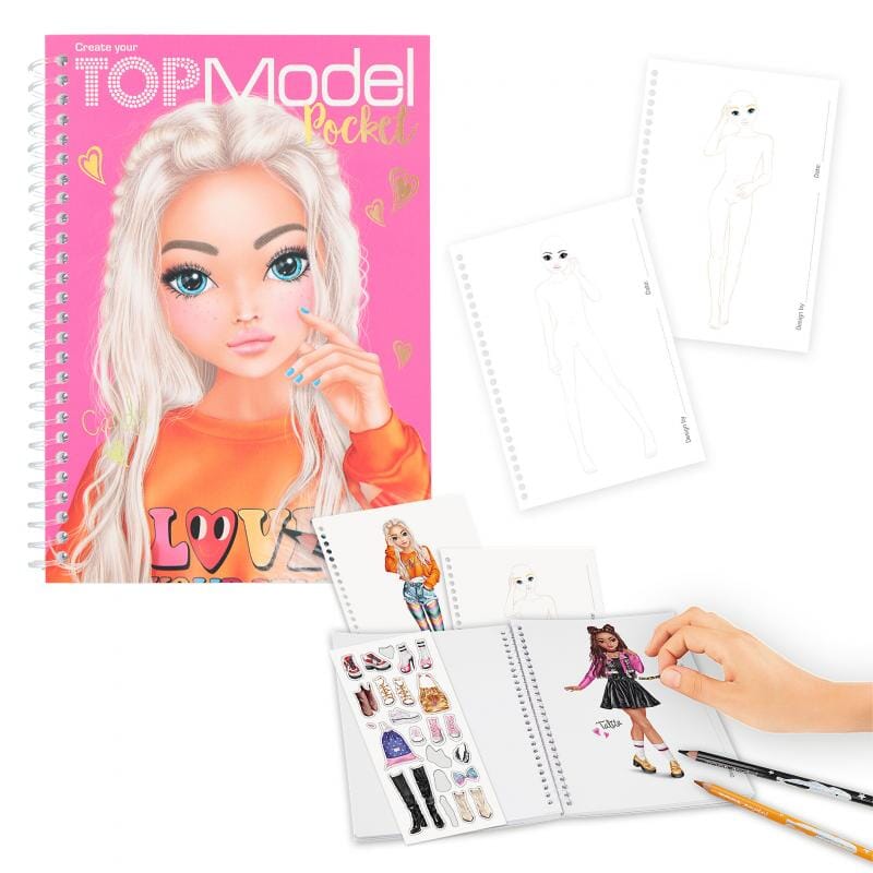 Top Model Pocket Malbuch Top Model by Depesche 